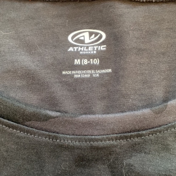 Avia Run Laps Take Naps Gray Camo Athletic Tank Top Size M (8-10) - Picture 4 of 5